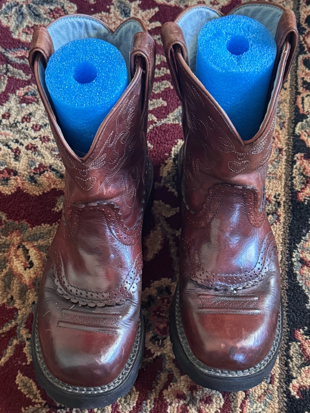 Women’s Ariat Fatbaby Original Western Boot Brown US 10B